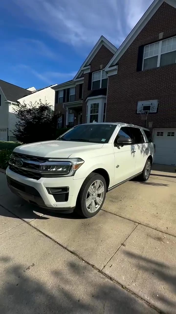 White Ford Expedition King Ranch detailed in NJ